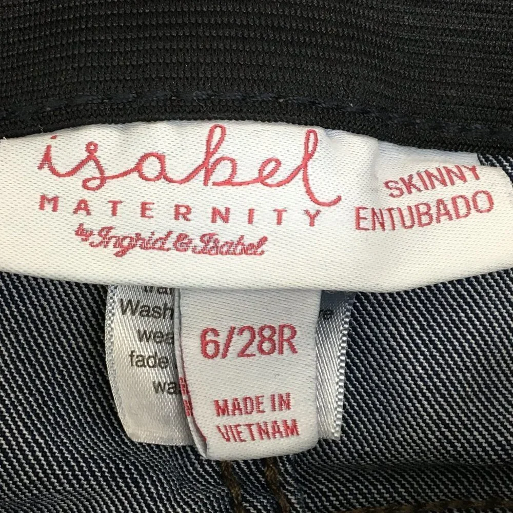 Isabel Maternity Light and Medium Wash Jeans Bundle of 2 Size 6/28 Regular